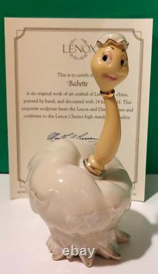 LENOX BABETTE - Beauty and the Beast - - NEW in BOX with COA