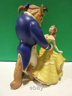 LENOX BEAUTY DANCES WITH BEAST sculpture Belle Disney Cake Topper NEW in BOX COA