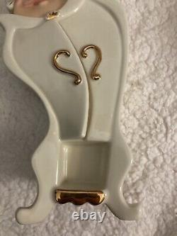 LENOX DISNEY BEAUTY AND THE BEAST ARMOIRE WARDROBE RARE WithBELLE PIN DAMAGED