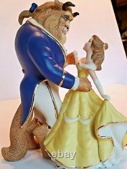 LENOX Disney Beauty & Beast Belle Dances with Beast Figurine NEW IN BOX