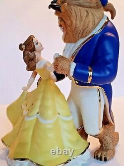 LENOX Disney Beauty & Beast Belle Dances with Beast Figurine NEW IN BOX