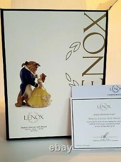 LENOX Disney Beauty & Beast Belle Dances with Beast Figurine NEW IN BOX