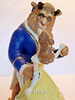 LENOX Disney Beauty & Beast Belle Dances with Beast Figurine NEW IN BOX