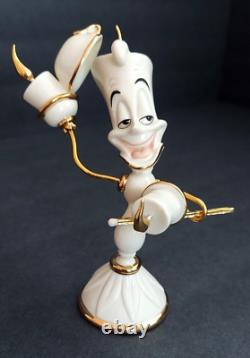 LENOX Welcome LUMIERE Candlestick Beauty and the Beast Disney