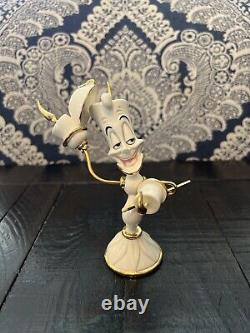 LENOX Welcome LUMIERE Style with COA Candlestick Beauty and the Beast Disney
