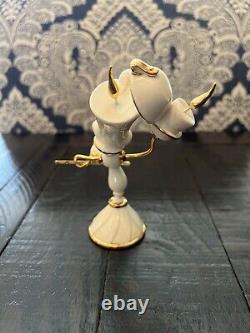 LENOX Welcome LUMIERE Style with COA Candlestick Beauty and the Beast Disney