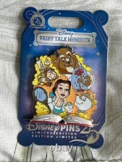 LE 2500 Disney 2025 Fairy Tale Moments Beauty and The Beast Belle Lumiere Pin