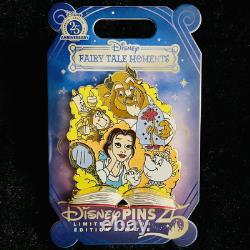 LE Belle Beauty and the Beast Fairy Tale Moments Book January Monthly Disney Pin
