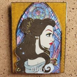 LE Platinum Belle Profile Pin Disney Princess Beauty & Beast DesignsByGenn