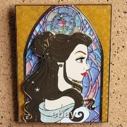 LE Platinum Belle Profile Pin Disney Princess Beauty & Beast DesignsByGenn