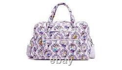 LE Vera Bradley Disney Belle Beauty & Beast Weekender Travel Foral Duffel NEW