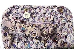 LE Vera Bradley Disney Belle Beauty & Beast Weekender Travel Foral Duffel NEW