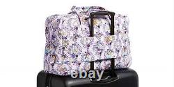 LE Vera Bradley Disney Belle Beauty & Beast Weekender Travel Foral Duffel NEW
