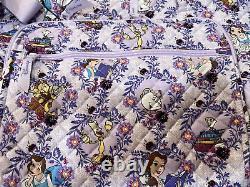 LE Vera Bradley Disney Belle Beauty & Beast Weekender Travel Foral Duffel NEW