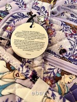 LE Vera Bradley Disney Belle Beauty & Beast Weekender Travel Foral Duffel NEW
