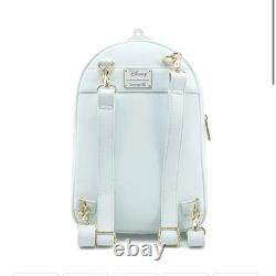 LOUNGEFLY Disney Beauty and The Beast Pin Trader Convertible Backpack