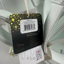 LOUNGEFLY Disney Beauty and The Beast Pin Trader Convertible Backpack