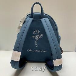LOUNGEFLY NWT Disney Beauty and the Beast Stained Glass Mini Backpack BL EXCL