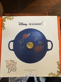 Le Creuset Beauty and the Beast Soup Pot Limited Edition Disney BRAND NEW