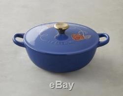 Le creuset Disney Beauty and The Beast Soup Pot Limited Edition RARE