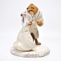 Lenox Belle's Wedding Dreams Cake Topper Figurine Beauty & Beast New