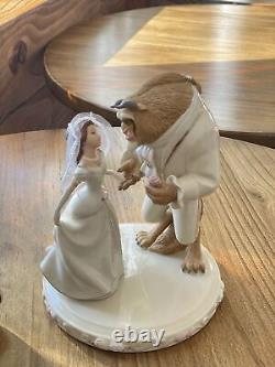 Lenox Belle's Wedding Dreams Cake Topper Figurine Beauty & Beast New