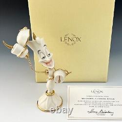 Lenox China LUMIERE Beauty and Beast Disney Showcase 5 1/4 Figurine is MIB COA