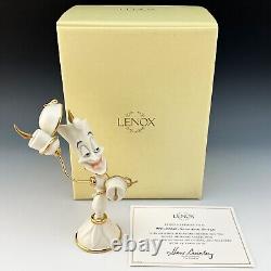 Lenox China LUMIERE Beauty and Beast Disney Showcase 5 1/4 Figurine is MIB COA