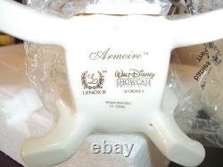 Lenox Disney ARMOIRE Beauty & The Beast Figurine Belle Pin N Drawer MIB RARE