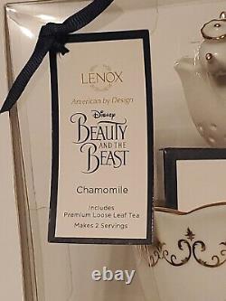 Lenox Disney Beauty And The Beast Time For Tea Mrs. Potts Teacup, Saucer Infuser