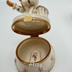 Lenox Disney Beauty & The Beast Beast & Belle Treasure Boxes/Trinket Boxes