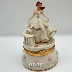Lenox Disney Beauty & The Beast Beast & Belle Treasure Boxes/Trinket Boxes