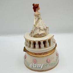 Lenox Disney Beauty & The Beast Beast & Belle Treasure Boxes/Trinket Boxes