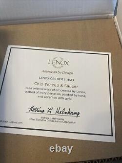Lenox Disney Beauty & The Beast, Chip Cup, New withbox & Cert, All orig packing