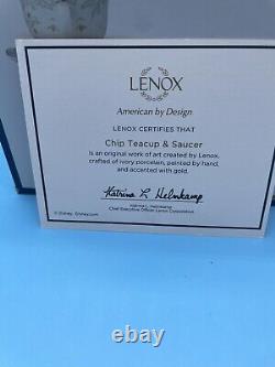 Lenox Disney Beauty & The Beast, Chip Cup, New withbox & Cert, All orig packing
