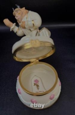 Lenox Disney Beauty and Beast Trinket Box SET Jewelry Holder (Mint in Box)