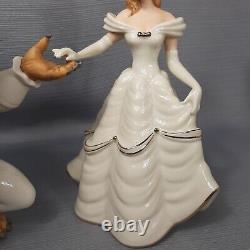 Lenox Disney Beauty and The Beast Belle Figurines Set Princess NEW in Lenox Box