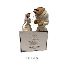Lenox Disney Beauty and The Beast Belle's Wedding Dreams Cake Topper COA New