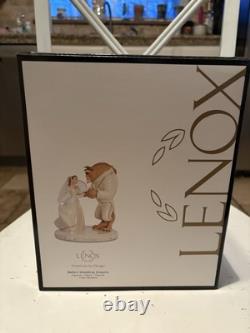 Lenox Disney Beauty and The Beast Belle's Wedding Dreams Cake Topper COA New