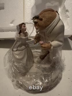 Lenox Disney Beauty and The Beast Belle's Wedding Dreams Cake Topper COA New