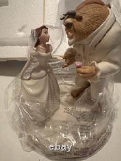 Lenox Disney Beauty and The Beast Belle's Wedding Dreams Cake Topper COA New