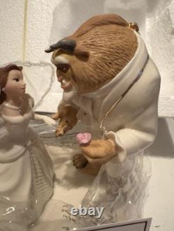 Lenox Disney Beauty and The Beast Belle's Wedding Dreams Cake Topper COA New