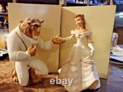 Lenox Disney Beauty and The Beast Figurines Set Belle My Hand Heart Is Yours NEW