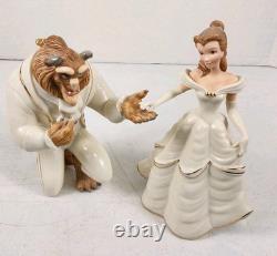 Lenox Disney Beauty and The Beast Figurines Set Belle My Hand Heart Is Yours NEW