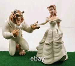 Lenox Disney Beauty and The Beast Figurines Set Belle My Hand Heart Is Yours NEW