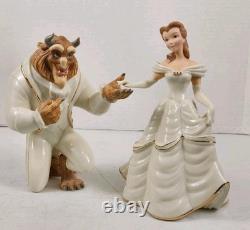 Lenox Disney Beauty and The Beast Figurines Set Belle My Hand Heart Is Yours NEW