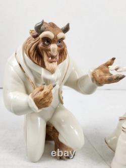 Lenox Disney Beauty and The Beast Figurines Set Belle My Hand Heart Is Yours NEW