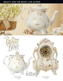 Lenox Disney Beauty and The Beast Live Action Mrs Potts Teapot 2.5 Quart NEW