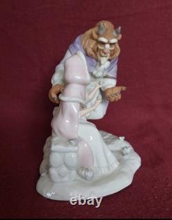 Lenox Disney Beauty and The Beast Loves First Touch Sculpture 24k gold accent