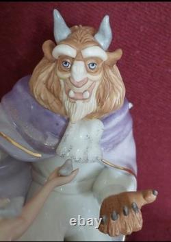 Lenox Disney Beauty and The Beast Loves First Touch Sculpture 24k gold accent